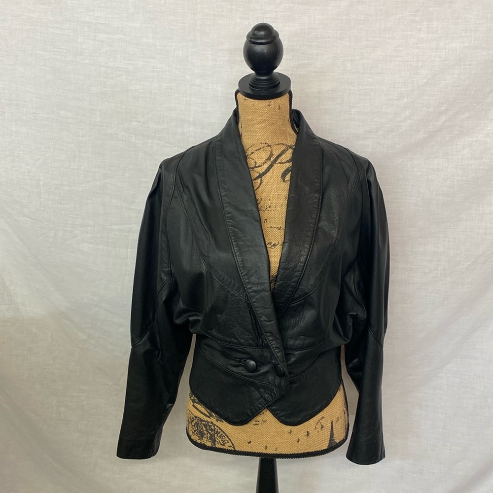Vintage 1980’s The Leather Ranch Bomber Style Very Soft Leather Jacket